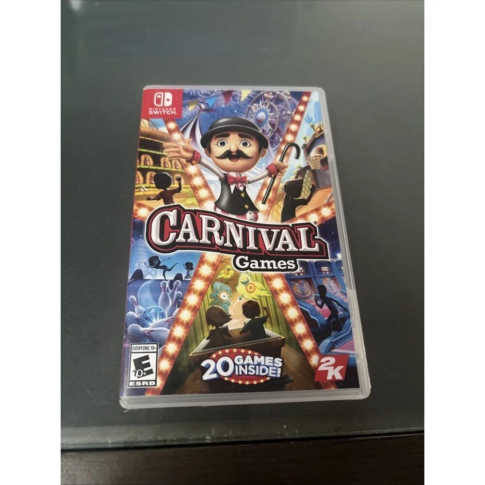Carnival Games (Nintendo Switch, 2018) Complete CIB TESTED!
